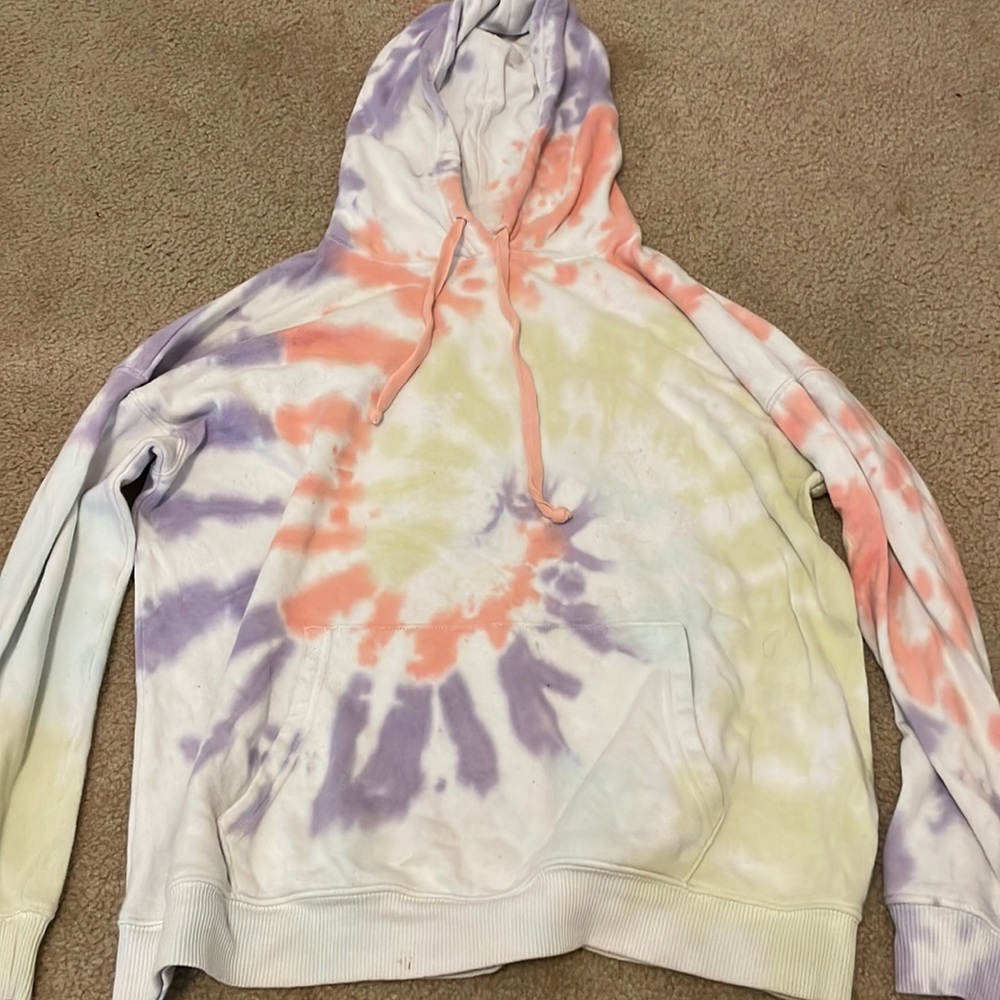 tie dye american eagle hoodie
